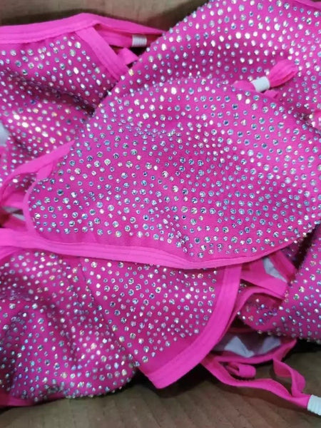 CRYSTAL MASK PINK / WHITE AB