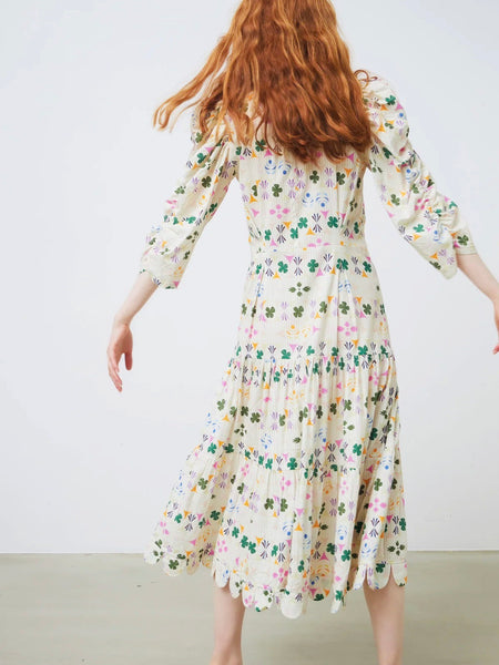 JENNIE DRESS - LIGHT FRACTURES