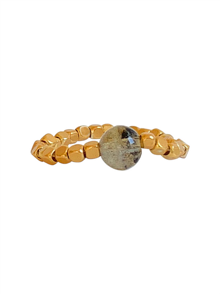 RING PEGGY LABRADORITE