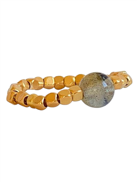 RING PEGGY LABRADORITE