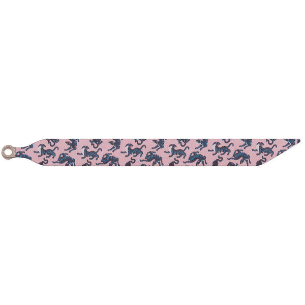 BLUE TIGER  silk fabric bracelet