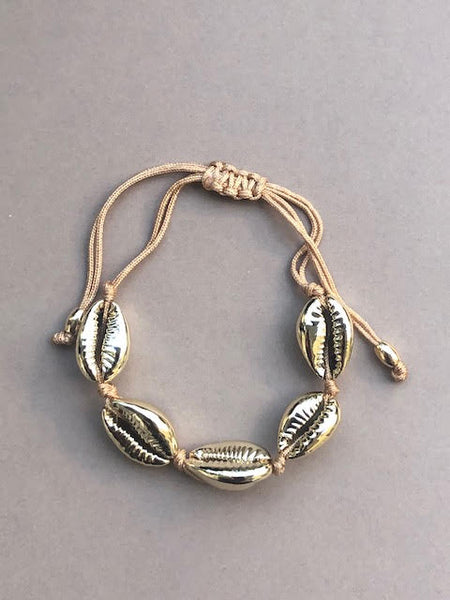 Vacay Shell armbånd, ALL GOLD