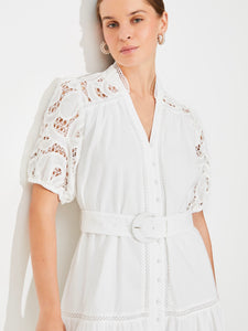 WOVEN ROBE CATLEYA , BLANC CASSE