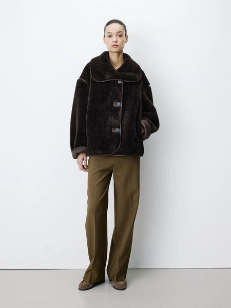 AMELIO fake fur jacket