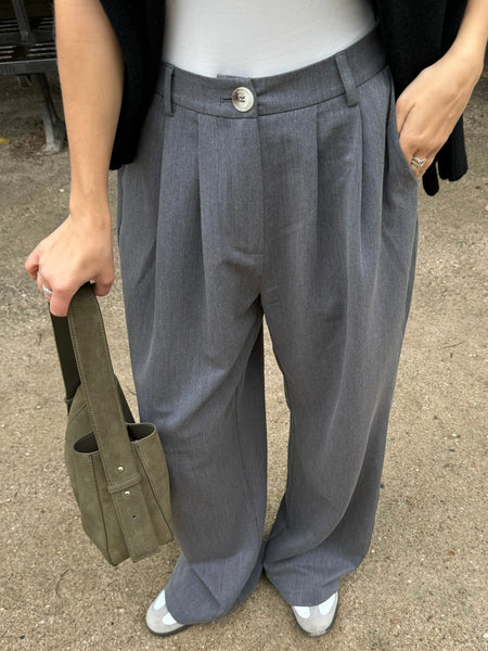 CLARAIC PANTS, GREY