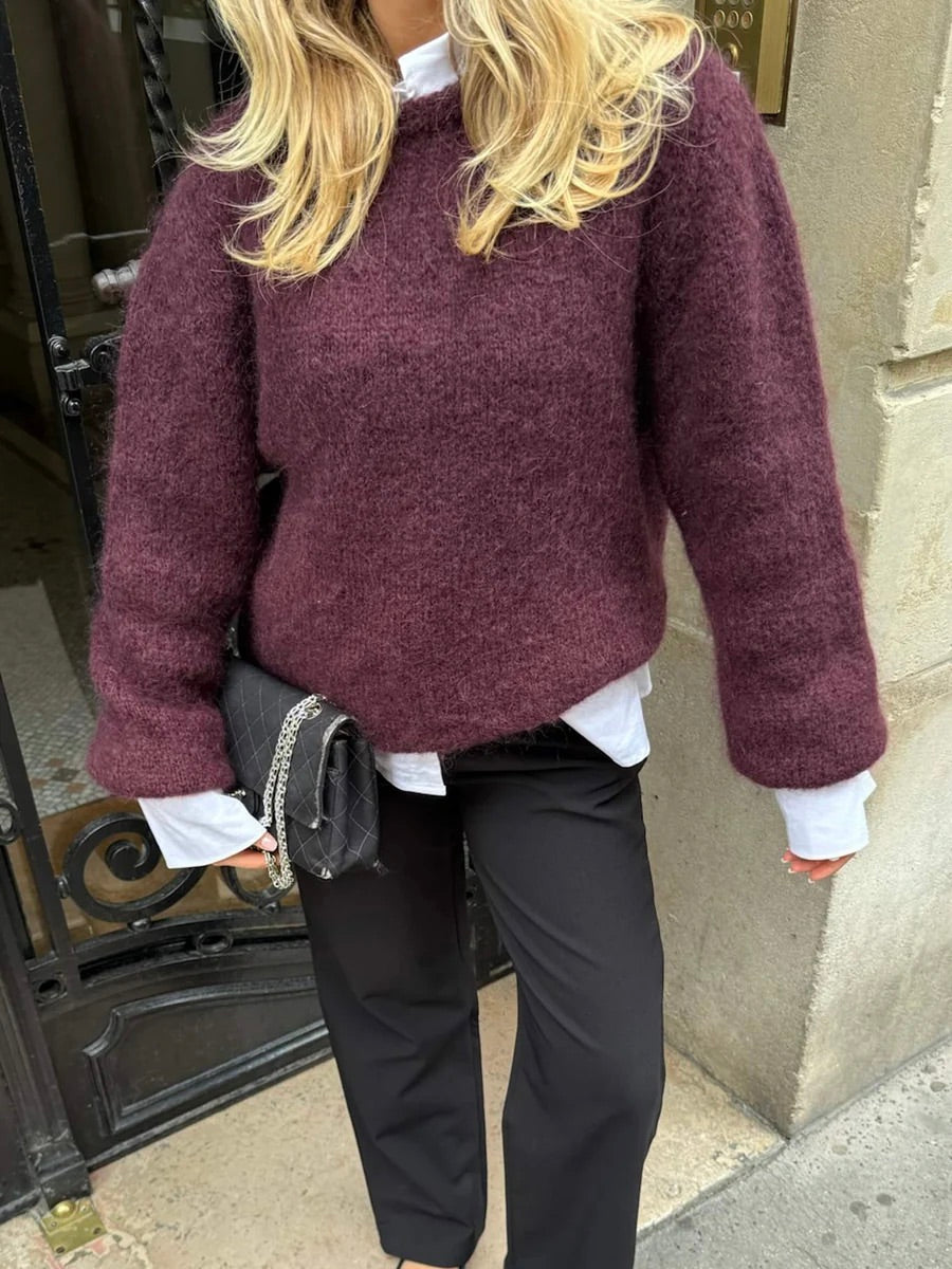 IdaIC Pullover - Bordeaux