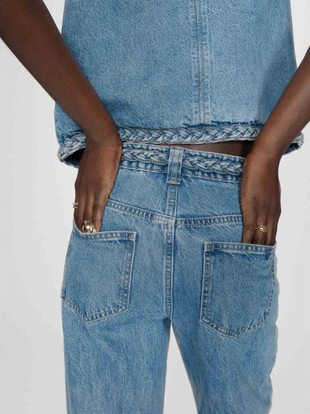 JADEN WIDE LEG JEANS, LIGHT BLUE
