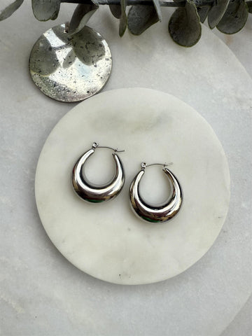 Chunky Hunky hoop, SILVER