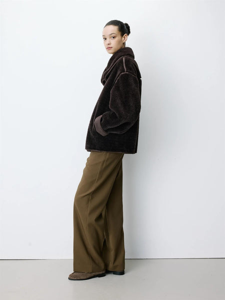 AMELIO fake fur jacket
