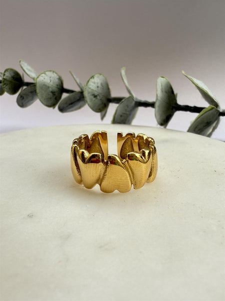 Love heart  ring , GOLD