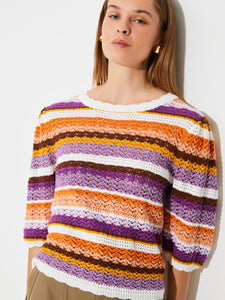 KNITTED PULL PANACA, VIOLET