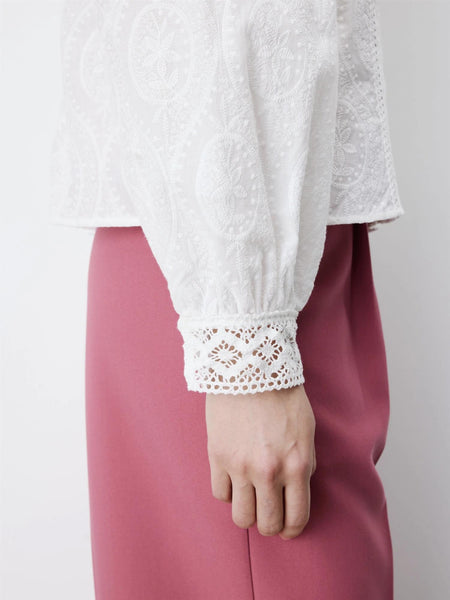 ABIGAIL bluse, IVORY