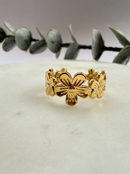 Daisy ring , GOLD