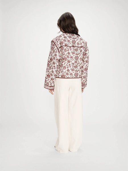 VAHINA PRINTED QUILTED JACKET,  FLEUR