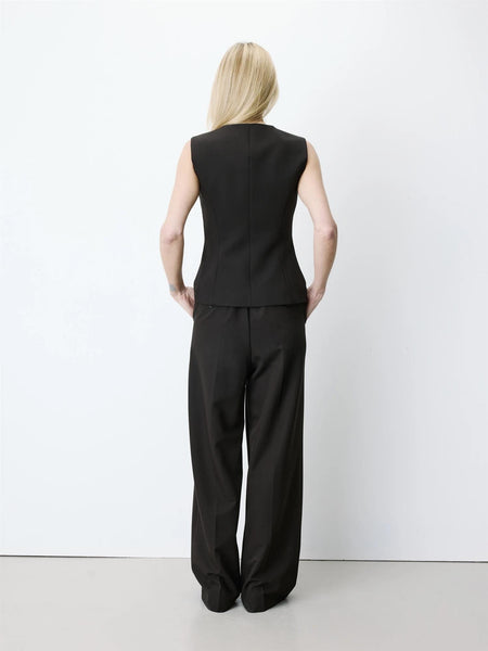 ARISTIDE vest, CHOCOLATE