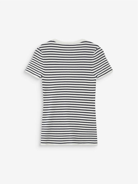 VENDREDI STRIPETE  T-SHIRT, NAVY