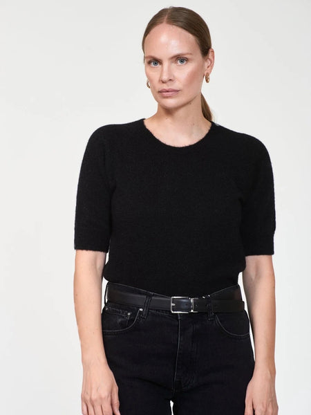 GEORGINA BLACK kortermet genser