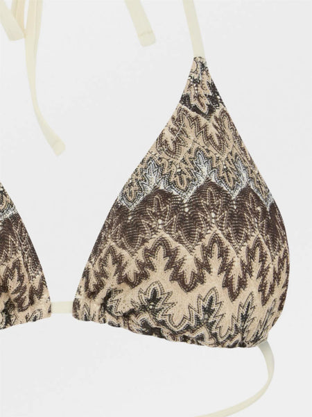 Amber Bandeau Bikini Top, MOCCA BROWN