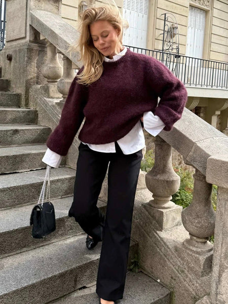 IdaIC Pullover - Bordeaux