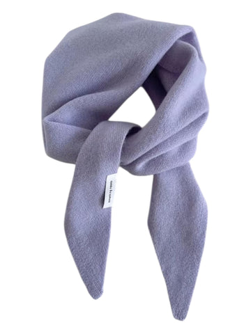 BETTY trekant skjerf i 100 % ull, LIGHT PURPLE