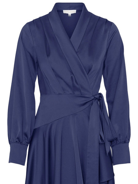 IZA MIDI DRESS, BLUE