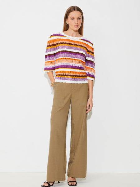 KNITTED PULL PANACA, VIOLET