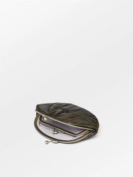 GRANNY  PURSE, DARK OLIVE