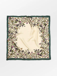 Autumn Blackberry Sia Scarf, Birch White