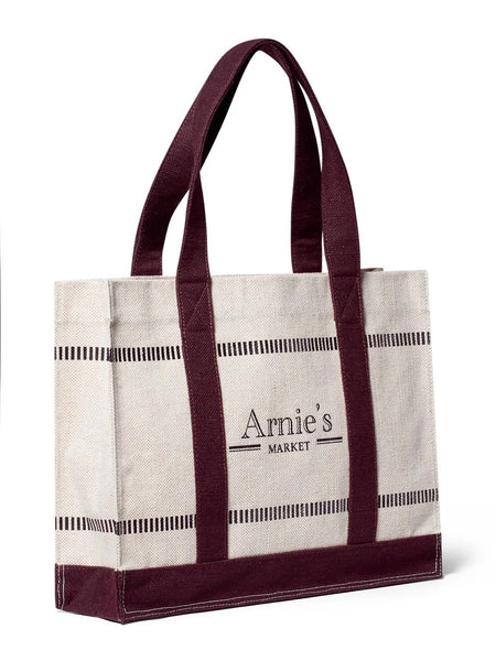 RIVIERA MARKET NATURAL/BURGUNDY