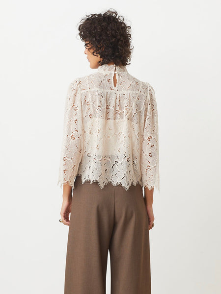 LUCIA BLOUSE, CREME