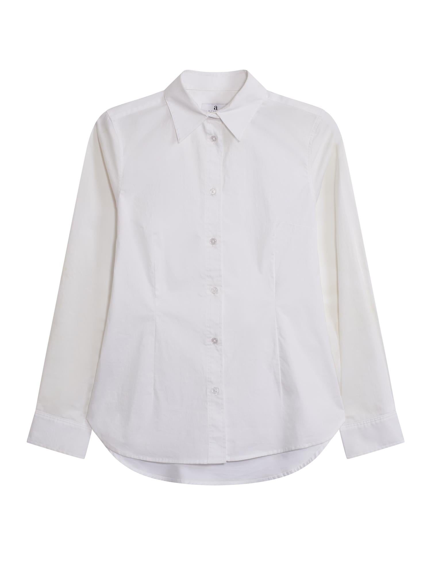 COVEN Poplinskjorte, WHITE