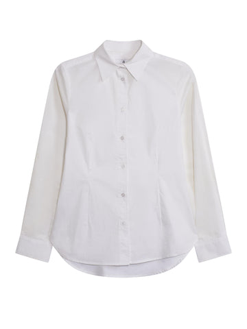 COVEN Poplinskjorte, WHITE