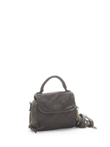 SIENNE SMALL LEATHER BAG, ARMY GREEN