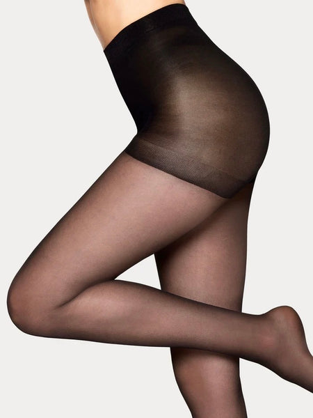 SLIM MAGIC CONTROL TOP 20 DENIER TIGHTS,  BLACK