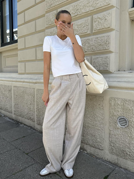 CelinaIC Pants - Beige