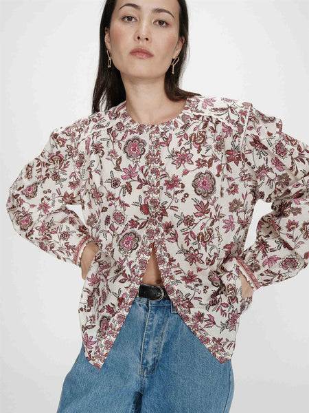VALENCIA FLOWER SHIRT , FLEUR