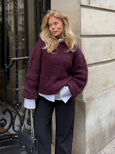 IdaIC Pullover - Bordeaux