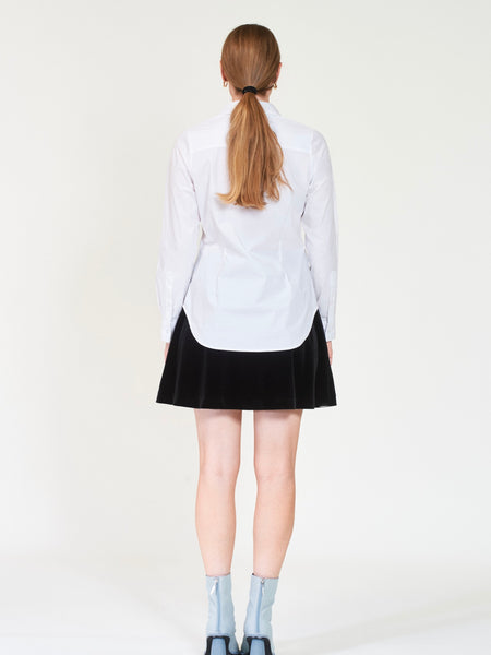 COVEN Poplinskjorte, WHITE