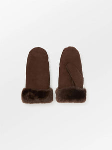 Doa Shearling Mitten, Chocolate Torte