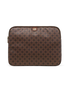 ULTIMATE MONOGRAM COMPUTER CASE,  BROWN
