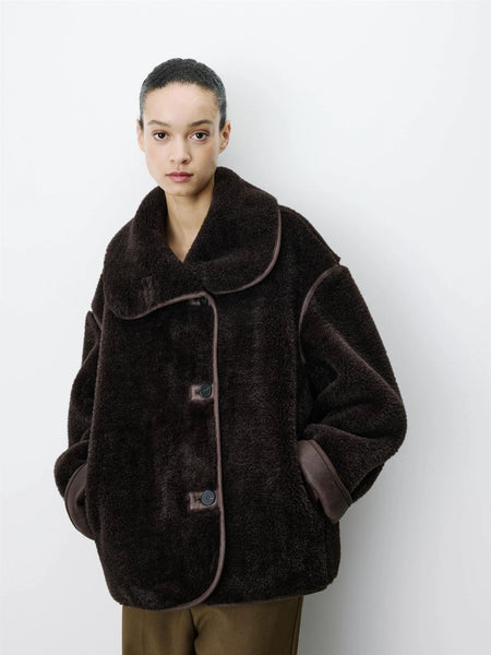 AMELIO fake fur jacket