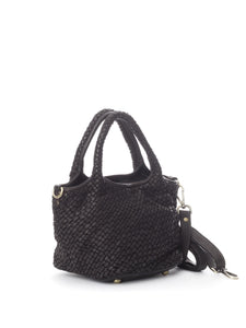 TEODORA LEATHER BAG, BLACK