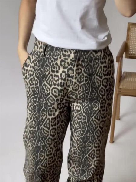 BeccaIC Pants - Leo Print