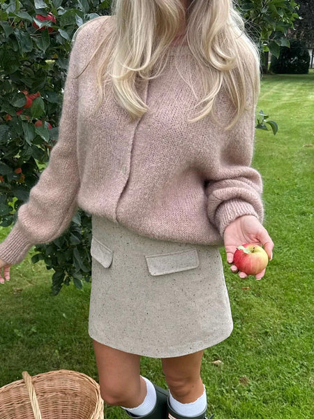 IDAIC CARDIGAN - DARK BEIGE