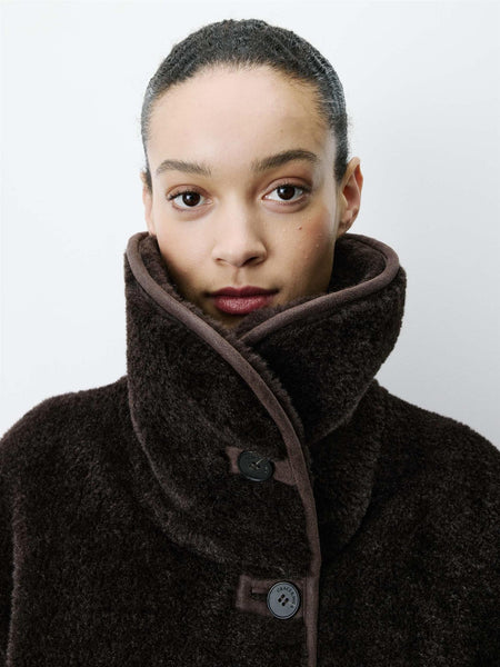 AMELIO fake fur jacket