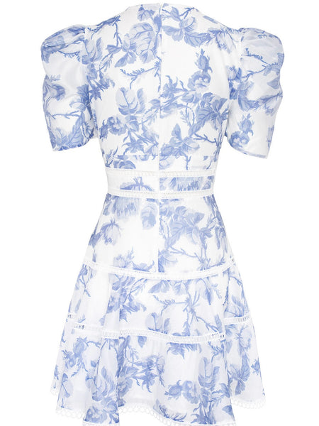 EMIE MINI DRESS BLUEBELL BLISS