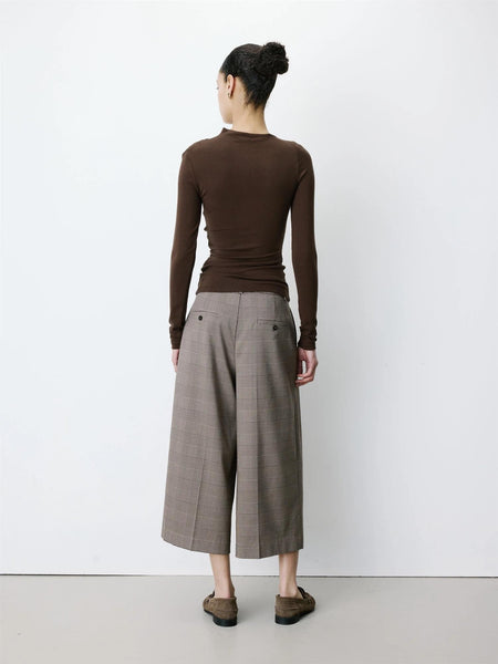 AURYGNY top, CHOCOLATE