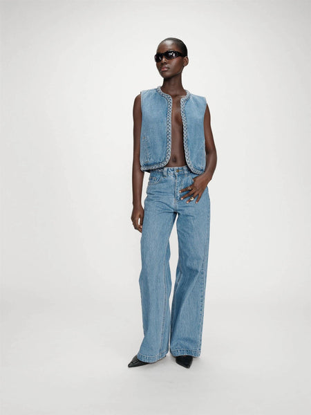 JADEN WIDE LEG JEANS, LIGHT BLUE