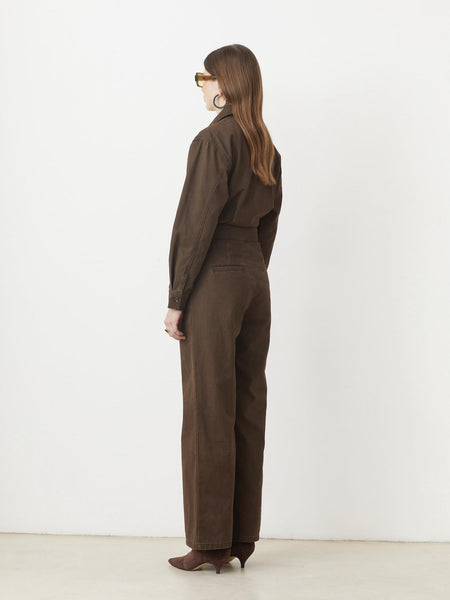 TORINO JUMPSUIT, CHOCO
