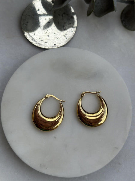Flat Hunky hoop, GOLD